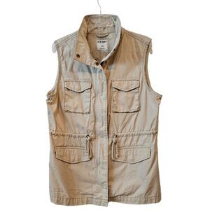 Old Navy Kahki Vest sz L